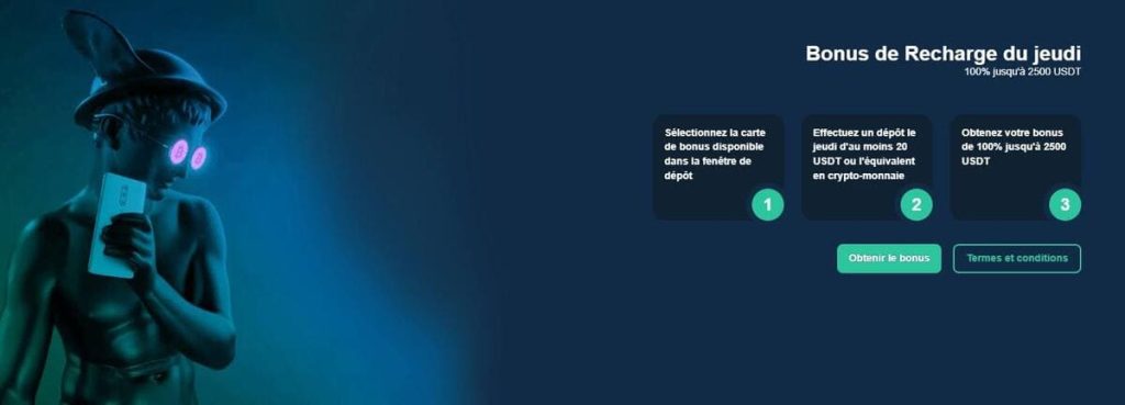 Vave Casino bonus jeudi